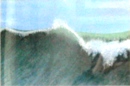 74  Margaret White  Making Waves  Pastel